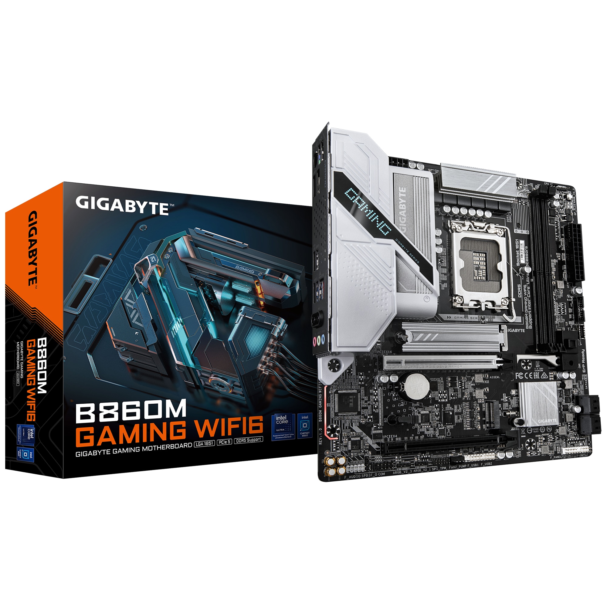 GIGABYTE B860M GAMING WIFI6 mATX Mainboard Sockel 1851