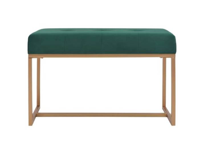 HBBMGYD Sitzbank, 80 cm, Veloursgrün Pulverbeschichtete Eisenbeine, Samtteppich, Wohnzimmer, Eingang, Flur, einfache Montage