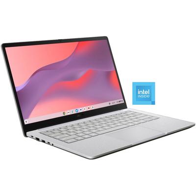 ASUS Chromebook "CX14 CX1405CTA-S60607", silber (pure grau), 4 GB RAM 128 GB SSD, N-Reihe, ChromeOS, Notebooks, ChromeOS