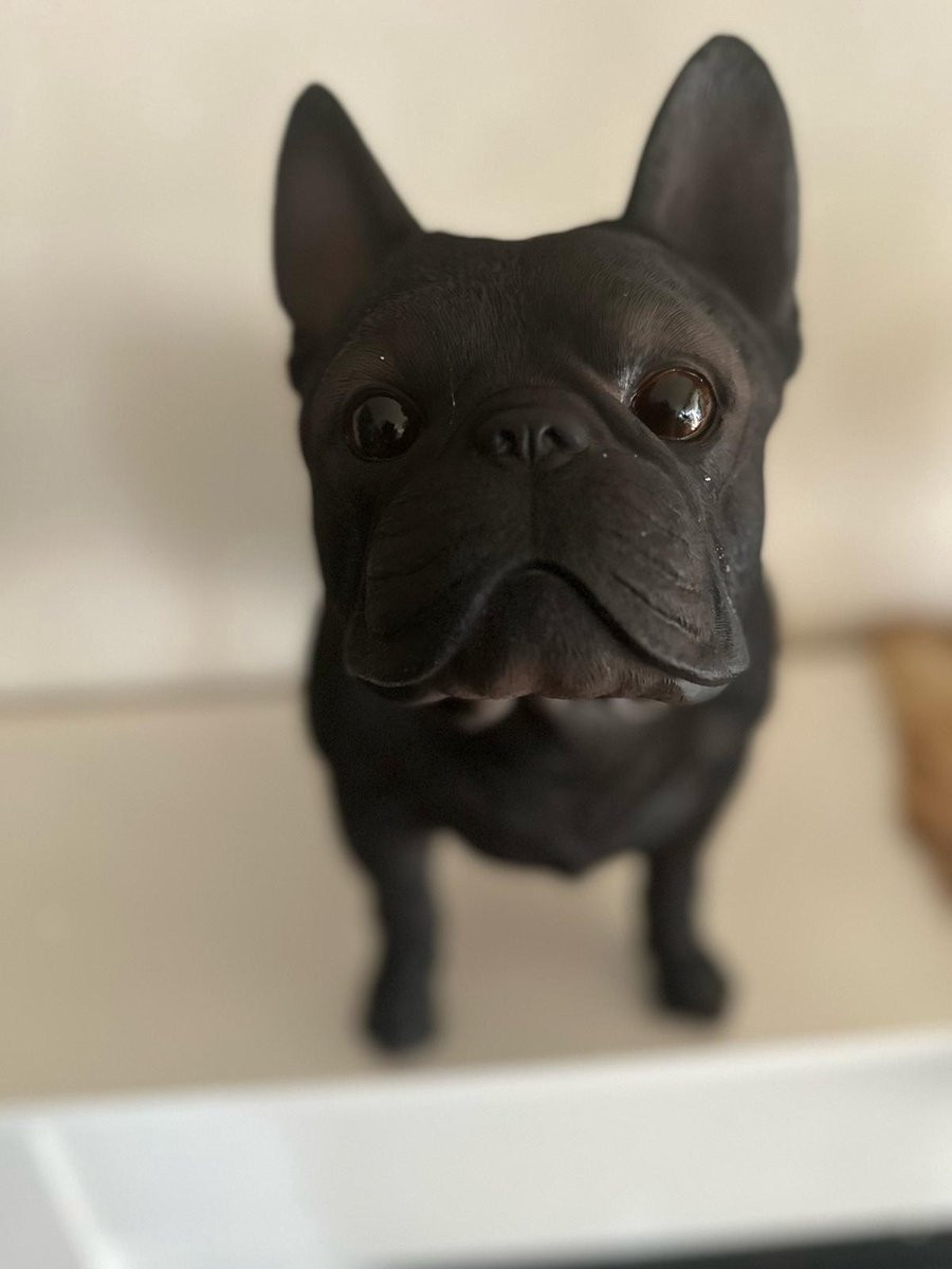 Goodyz Huisdier Figuur Franse Bulldog Staand Zwart