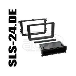 ACV 291320-10-PRO 2-DIN Radioblende PROKIT Einbaurahmen mit Ablagefach SEAT, ...