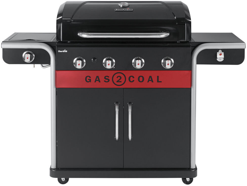 Char-Broil Gas2coal® 440 V2 Hybrid Grill - 4 Burner Gas & Coal Barbecue Grill 4