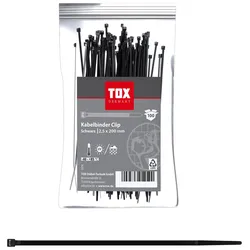 TOX Kabelbinder Clip 2,5 x 200 mm schwarz