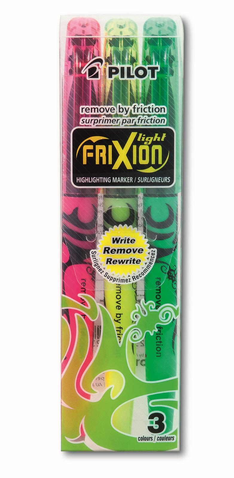 PILOT FriXion light Textmarker Mehrfarbig SW-FL-S3