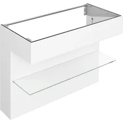 Keuco Edition 11 ART Waschtischunterschrank 32510511200 120x87x49cm, mit Ablage, Lack seidenmatt, weiß