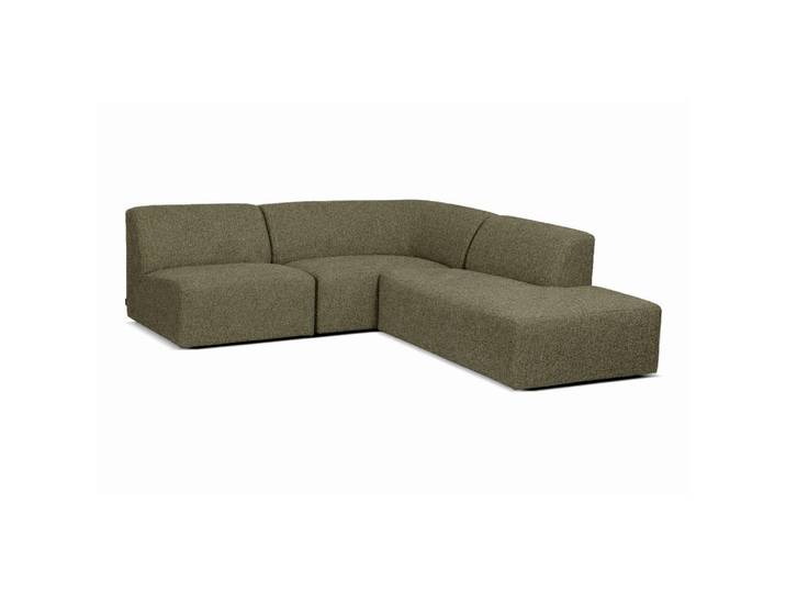 Livetastic Ecksofa Hector, Grün, L-Form, einzeln stellbar, 232x214 cm, modular, Wohnzimmer, Sofas & Couches, Wohnlandschaften, Ecksofas