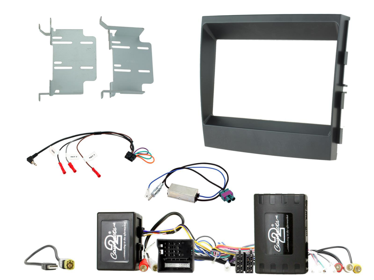 ACV Porsche 2-DIN Kit Panamera 09-16 MOST Soundsystem, Infodapter
