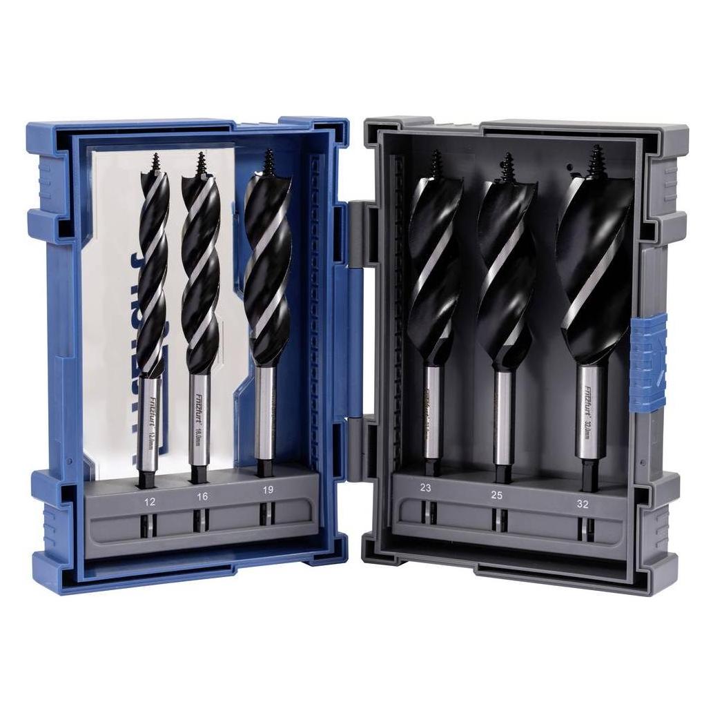 Fritzfurt 2800-3106 Schlangenbohrer-Set 6teilig 12 mm, 16 mm, 19 mm, 23 mm, 25 m (2800-3106)