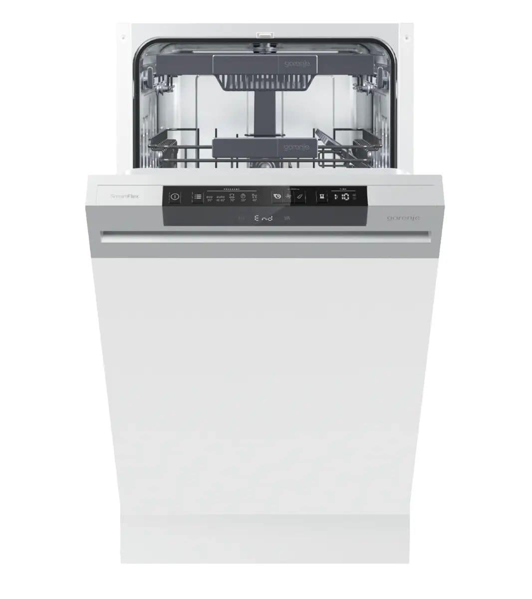 Gorenje GI561D10SEB 45 cm Geschirrspüler Teilintegriert Leise 11 Maßgedecke aquaStop Funktion Auto Open 737502