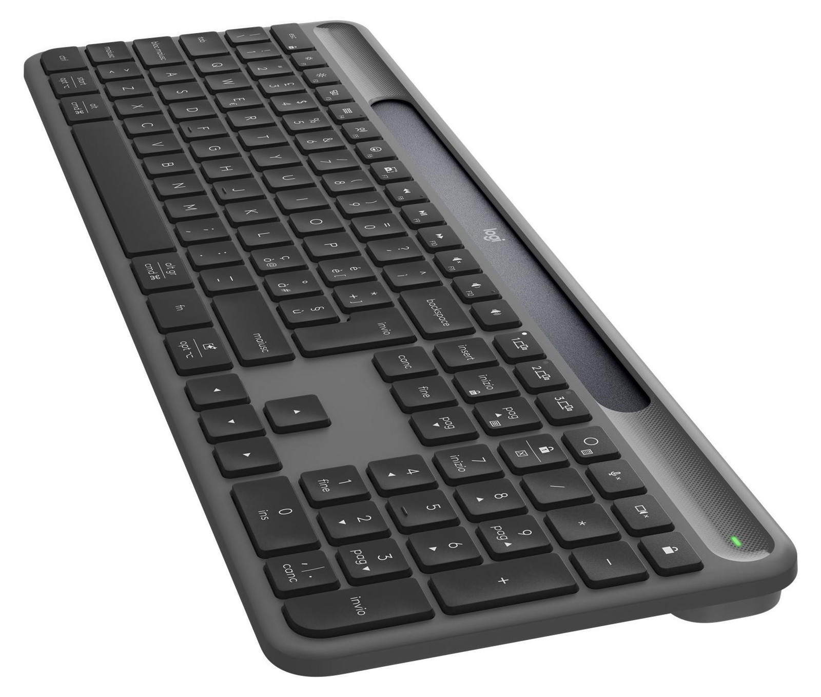 Logitech Signature Slim Solar + K980 Draadloos Toetsenbord Grafiet QWERTY