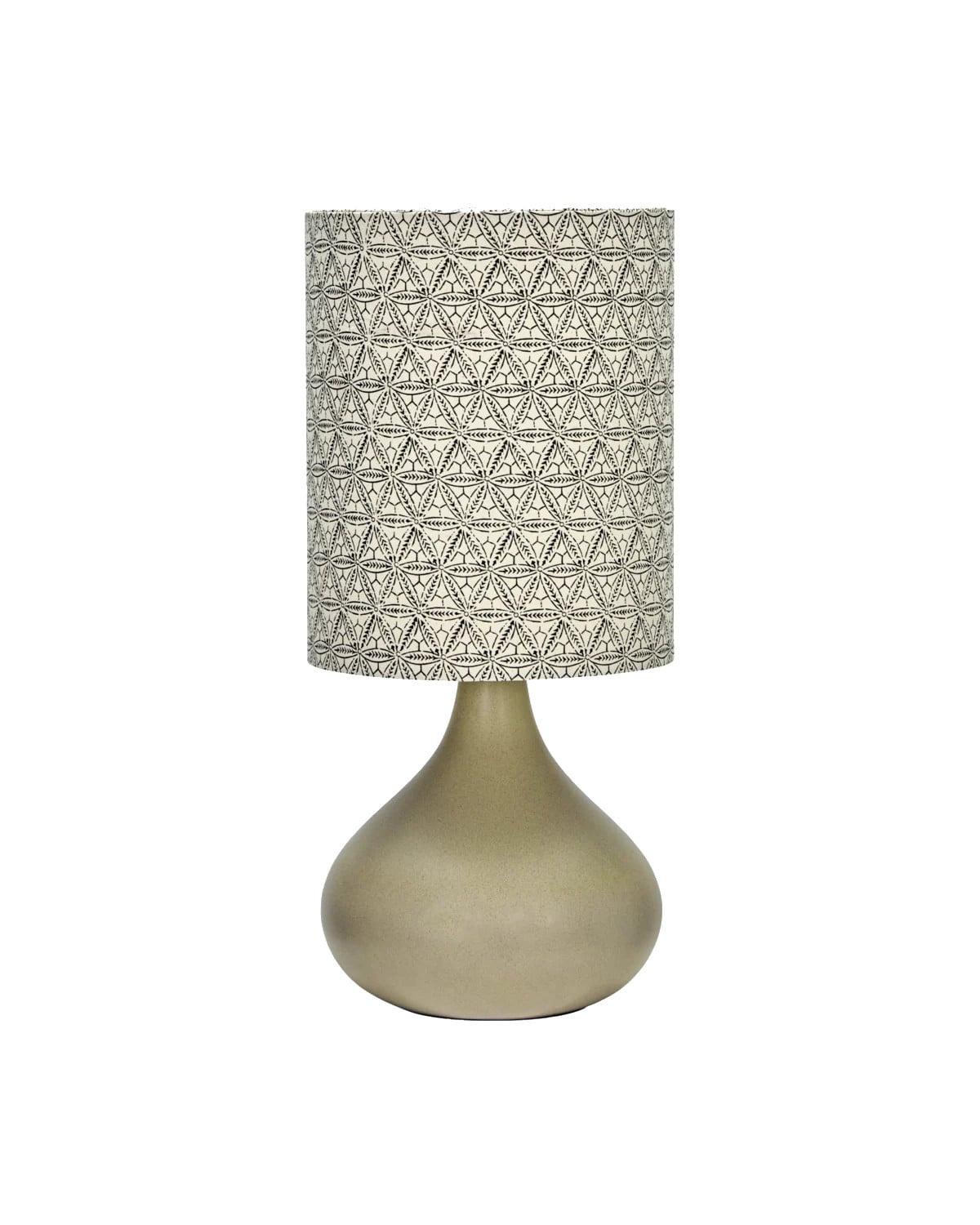 House Doctor Florie tafellamp beige met keramiek en textiel
