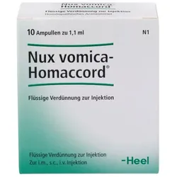 NUX VOMICA HOMACCORD Ampullen 10 St