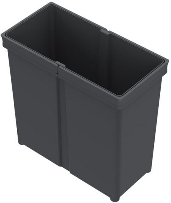 Hettich Système poubelle seau 11l, AvanTech You Pull 9279391 plastique anthracite (9279391)