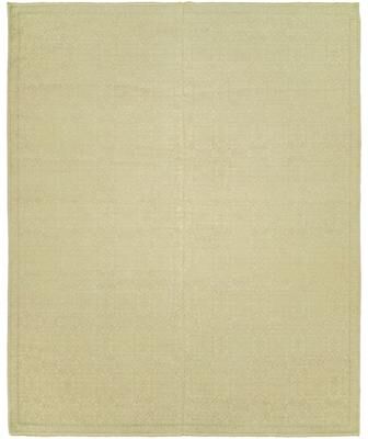 KALATY Transitional Beige Hand-Knotted WOOL Area Rug