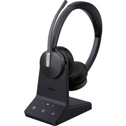 Yealink Yealink Headset WH64 Dual UC On Ear Headset Bluetooth® Stereo Schwarz Mikrofon-Rauschunterdrückung Lautstärkeregelung Computer 1208673