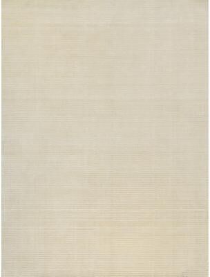 Exquisite Rugs Cavallo Modern handloomed Nylon/Wool Beige Area Rug