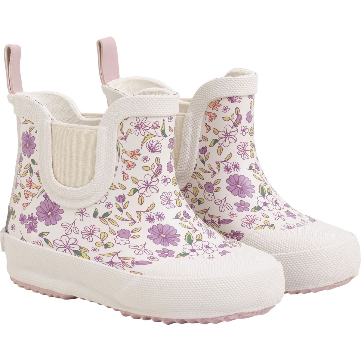 Celavi Wellies Short - w. AOP misty rose (5240) 24 320193-5240-24