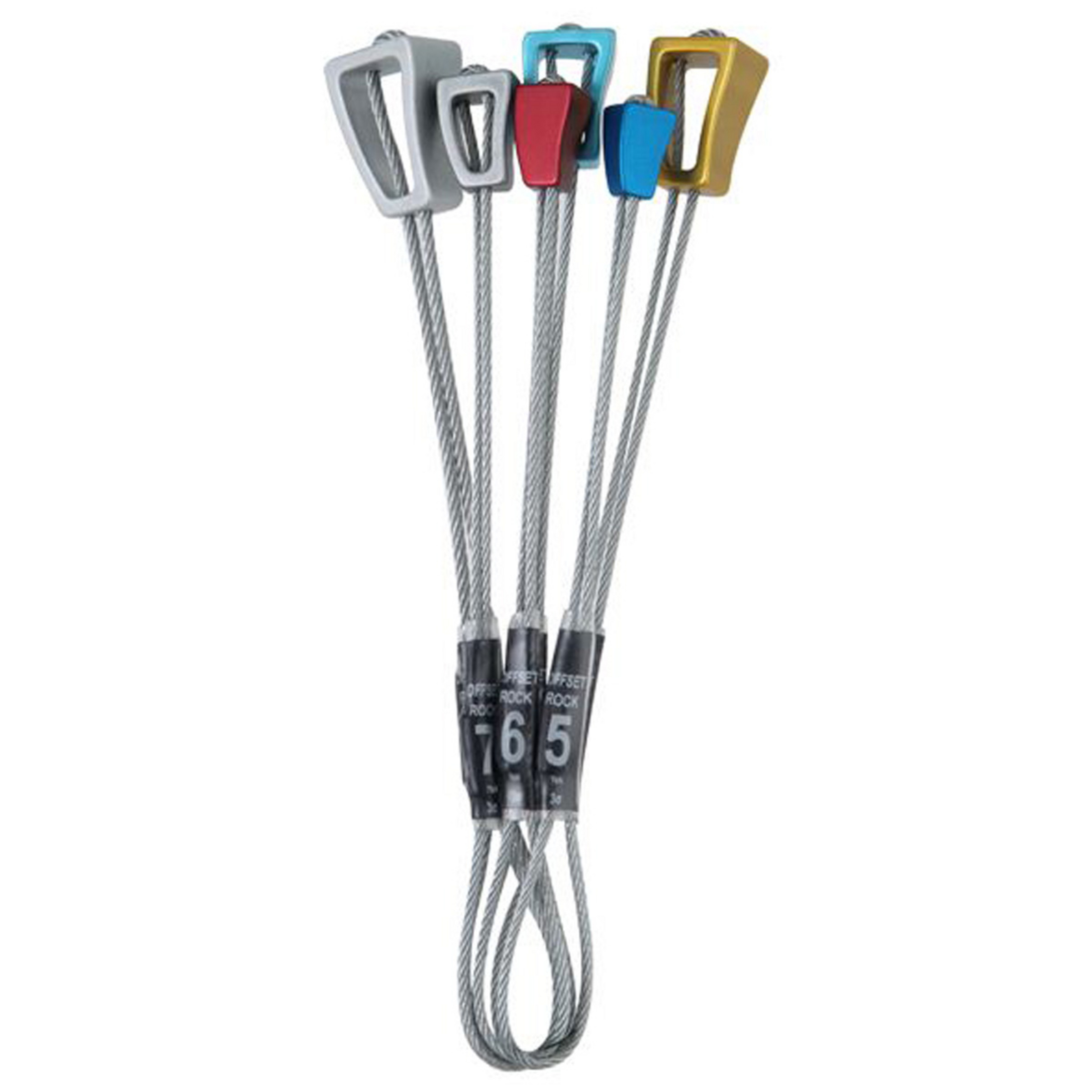 Wild Country Superlight Offset Rock Set 5-10 Klemmkeile weiss Alpinklettern