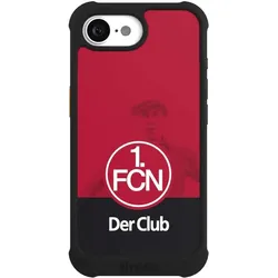Nivocase Hülle für Apple iPhone 16e Stossfeste Handyhülle NIVOmax Case Schwarz 1. FC Nürnberg Der Club (Apple iPhone 16e), Smartphone Hülle, Schwarz