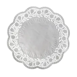 Deko-Tortenspitze (PAP) rund weiß Ø38cm