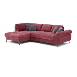 SOMETA Ecksofa Atlanta Stoff Rosso