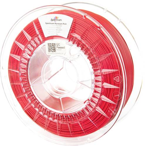 Spectrum Filaments 80931 Huracan PLA TRUE RED Filament PLA Highspeed Filament, Erhöhte Extrusionsrate 1.75mm 1000g Rot 1St.