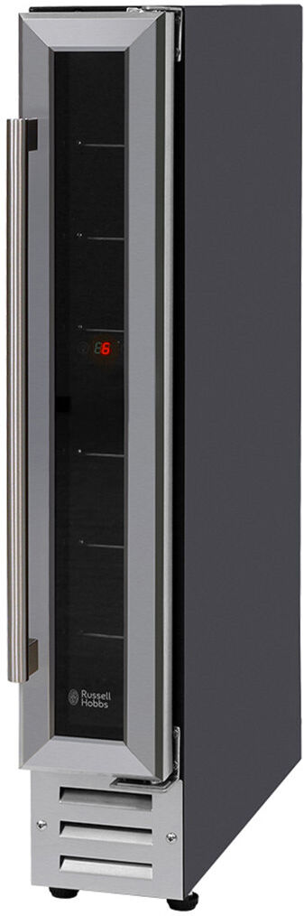 Russell Hobbs Rhbi7wc1ss Stainless Steel Freestanding & Built In 7 Bottle Wine Cooler Stainless Steel 87cm H X 15cm W X 52.5cm D