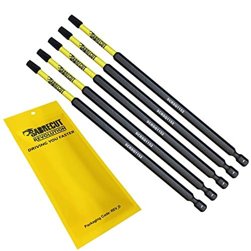 SabreCut 5 stuks Impact schroefbits 152mm SQ1 Sterk