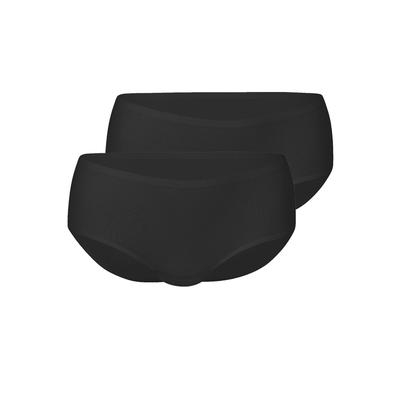 Hipster ANITA "2er Pack Hipster Essentials", Damen, Gr. S/M, schwarz, Obermaterial: 80% Polyamid PA. 20% Elasthan EL., Unterhosen