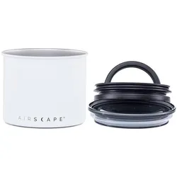 Airscape Edelstahl-Aromabehälter, Vorratsbehälter, Weiss