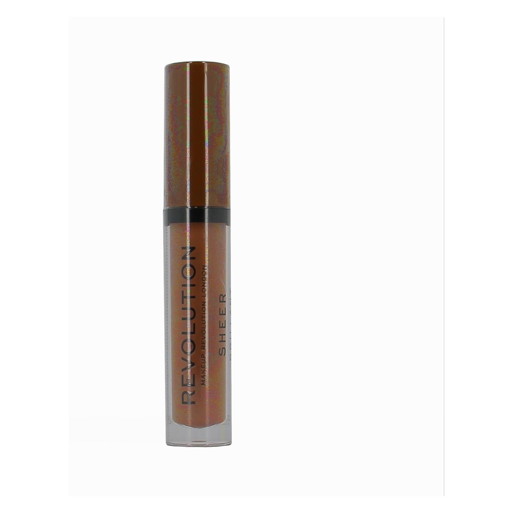 Makeup Revolution Sheer Brillant Veganer Lipgloss 123 Brunch 35 ml (123 Brunch) (34400017)