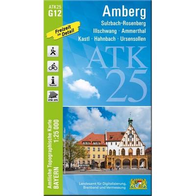 ATK25-G12 Amberg (Amtliche Topographische Karte 1:25000), Sonstige von , Landesamt für Digitalisierung, Breitband und Vermessung, Bayern,