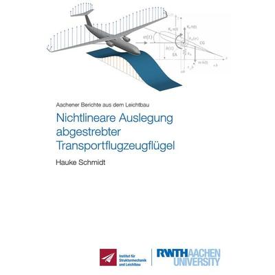 Nichtlineare Auslegung abgestrebter Transportflugzeugflügel, Taschenbuch von Hauke Schmidt, Shaker Media, 978-3-8440-8861-8