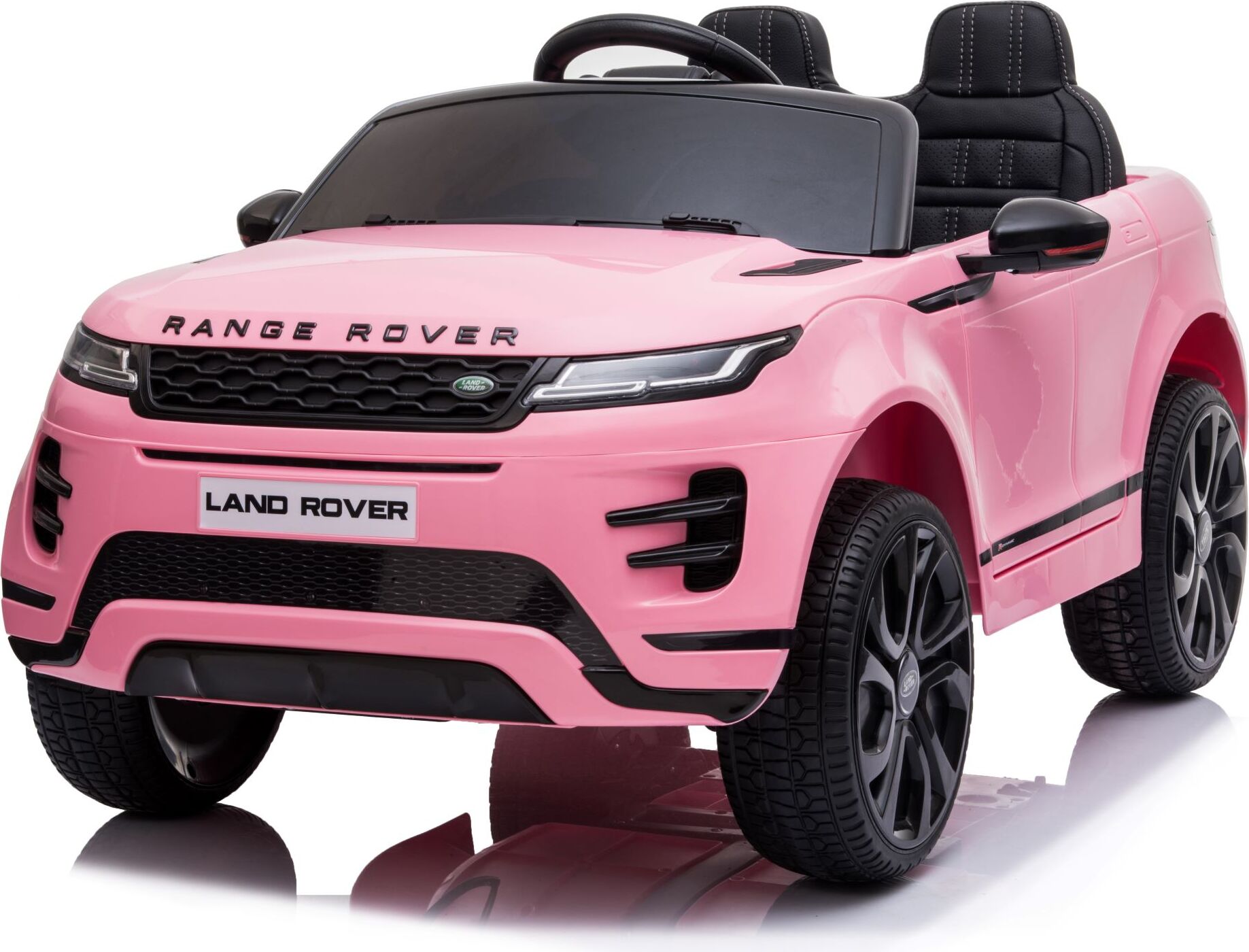 Range Rover Evoque SUV Geländewagen Kinderauto Kinder Elektro Auto Kinderfahrzeug mit 12V 2x Motoren in Pink (DK-RRE99)