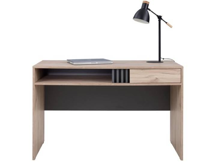 Lomadox Jugendzimmer Schreibtisch 120 cm breit in Eiche mit 1 Schublade