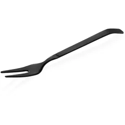 WAS Germany Fleischgabel Kitchen Tool 1887, 18 cm, mit schwarzer PVD Beschichtung, Chromnickelstahl