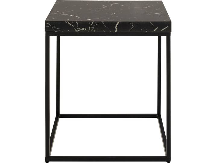 Beistelltisch Simpson schwarz MDF B 40 H 45 cm