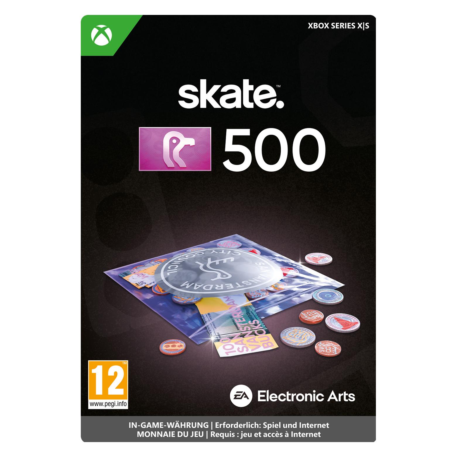 Microsoft Xbox SKATE: 500 SV Bucks Download Code (7F6-00869)