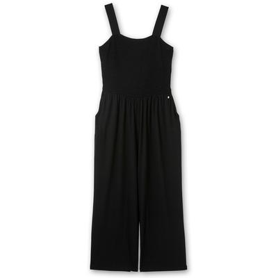 Strandhose, Damen, Gr. 46, Normalgrößen, schwarz, 95% Viskose, 5% Elasthan, unifarben, lang, Hosen Strandhose