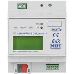 MDT Technologies Dali Control PRO64 Gateway, 4TE, Reiheneinbaugerät, SCN-DA641P.04S