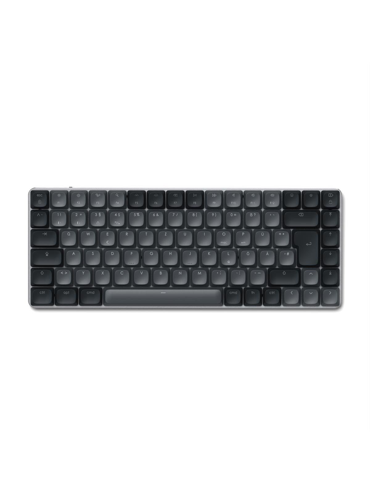 Satechi SM1 Slim Mechanical Backlit Keyboard - Deutsch - Grau