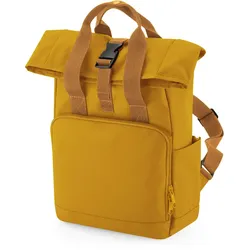 BagBase Mini Roll-Top Rucksack mit Doppelgriff BG118S mustard 23 x 32 x 11 cm