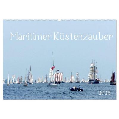 Maritimer Küstenzauber (Wandkalender 2026 DIN A2 quer), CALVENDO Monatskalender