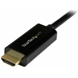 StarTech 3M DP TO HDMI CABLE - 4K (3 m), Videokabel, Schwarz