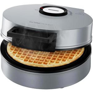 Clatronic Waffeleisen HA3833 Hörnchenautomat, 1200 Watt, für Hörnchen mit Ø 20 cm, silber