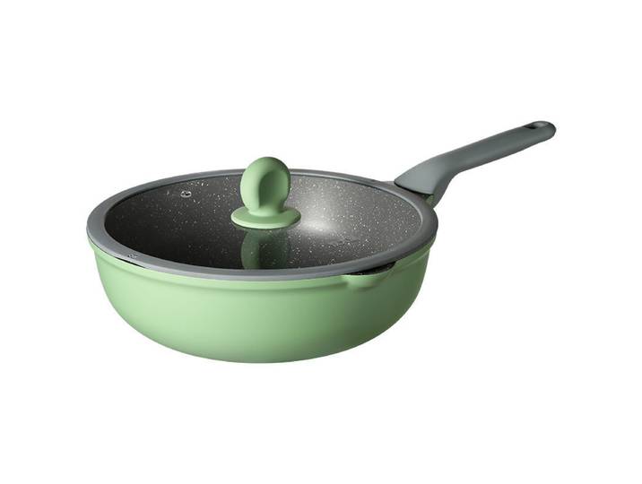 COOKER KING Série Bambou Wok en aluminium antiadhésif tous feux 32 cm