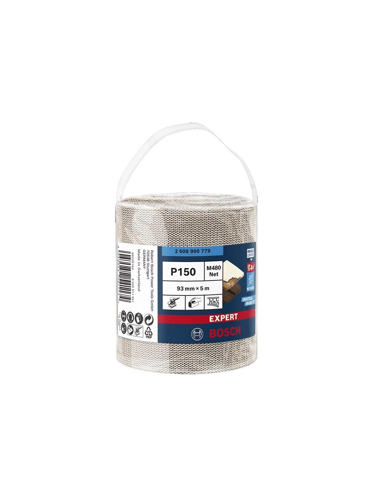 Bosch Expert M480 Net Sanding Roll P150 5m