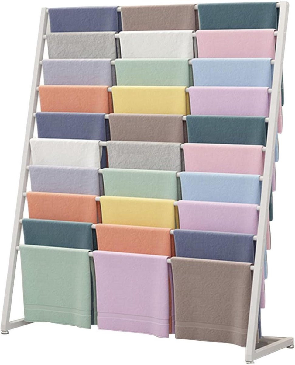 Sjaal Display Rek voor Kleding en Accessoires in Wit, Hoogte: 150 cm