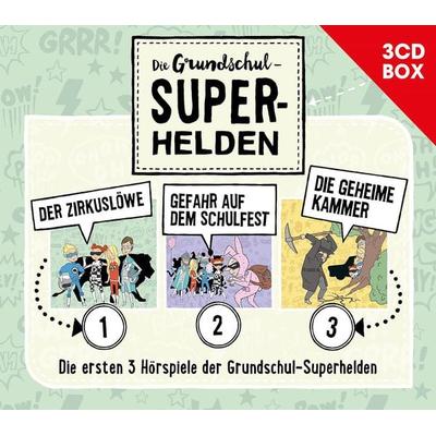 Die Grundschul-Superhelden - 3CD Hörspielbox Vol. 1 - Florian Lamp,Marco Sumfleth, CD, 4260167471754