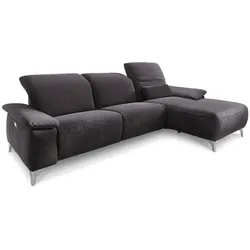 Musterring Ecksofa MR 370 Stoff Grau Stone